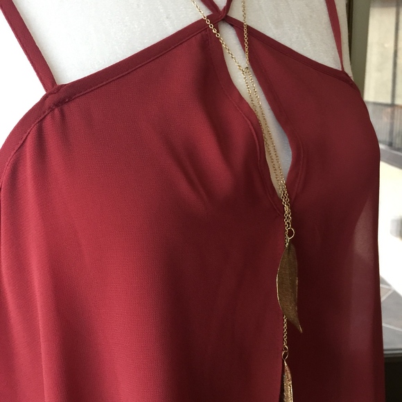 BCBGeneration Semi-Sheer Dress/Tunic- Meduim - Picture 4 of 4